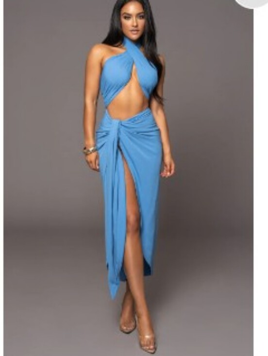 JLUXLABEL Dresses & Skirts - Jluxlabel Blue Sahara Dress